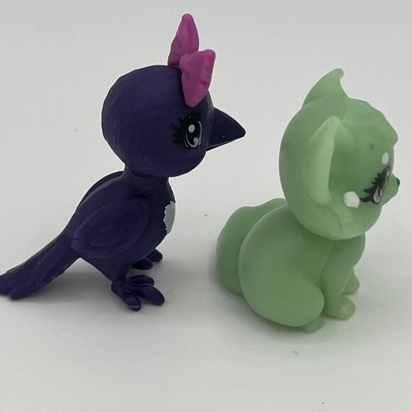 Monster High Coffin Bean Green Cat And Purple Raven - Picture 2 of 6